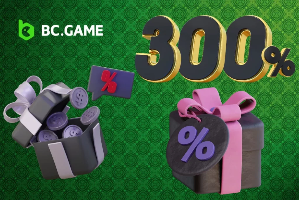 300% Bonus for BC Game Sports Betting