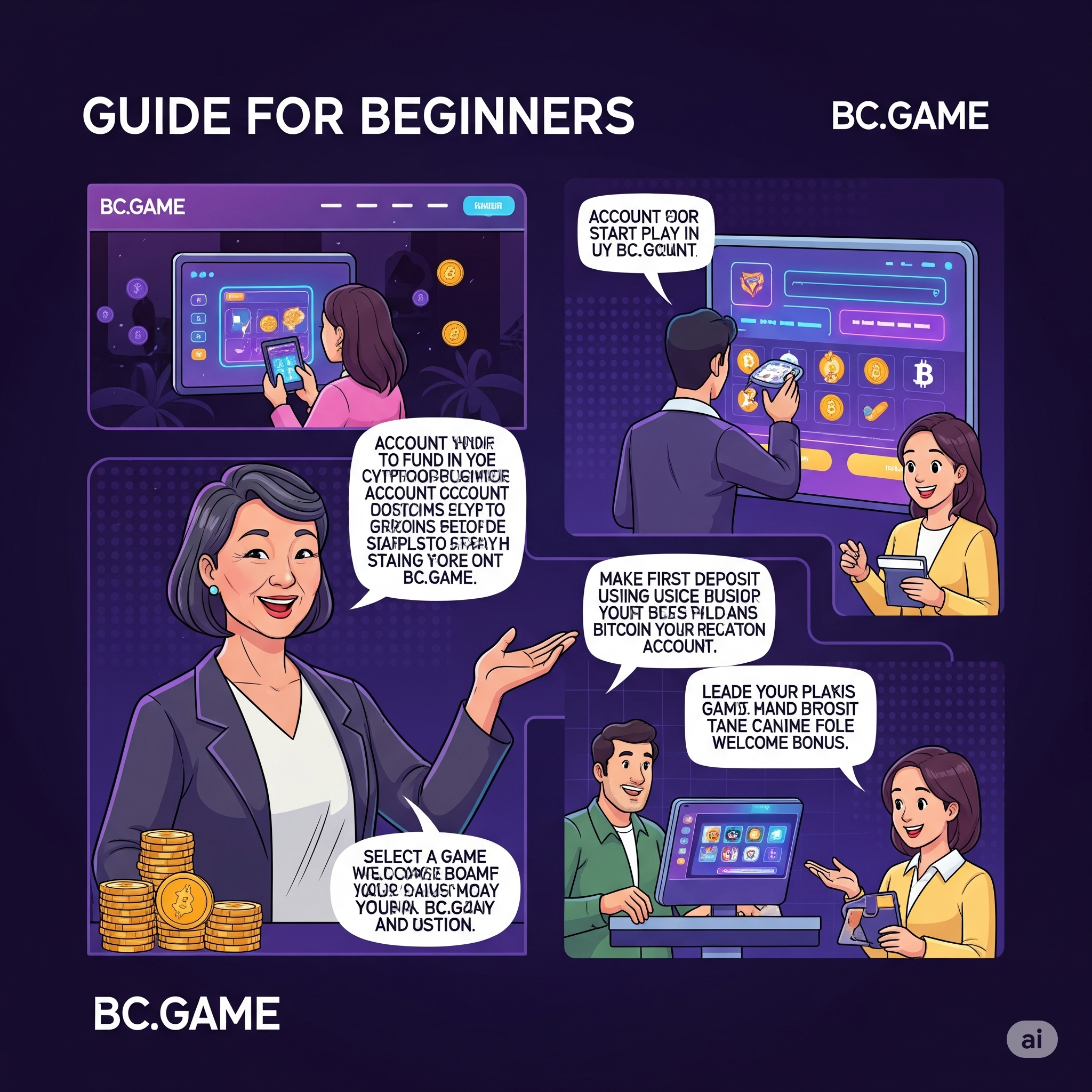 BC.GAME's guide for beginners: How to start playing in a crypto casino?