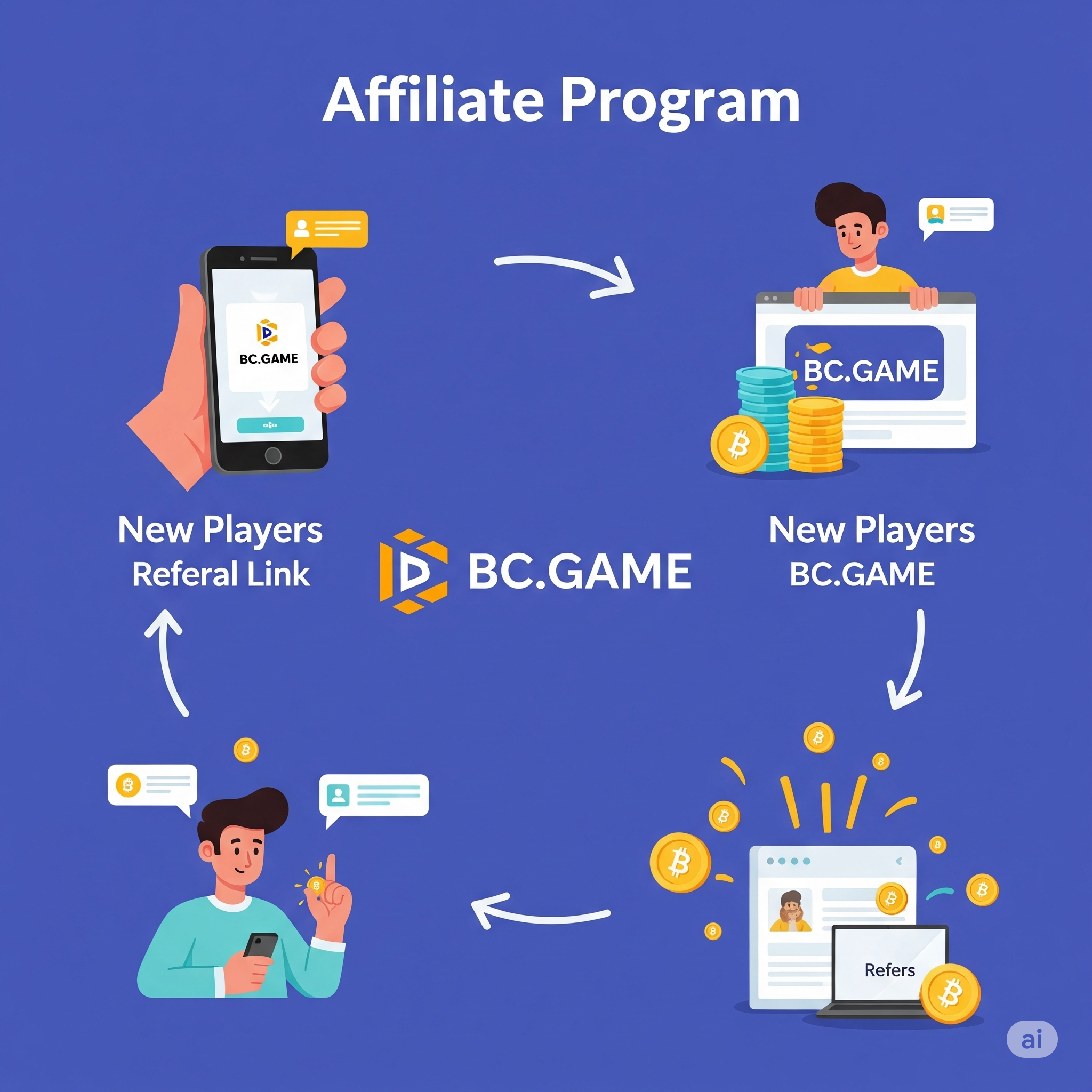 How the BC.Game Affiliate Programme Works