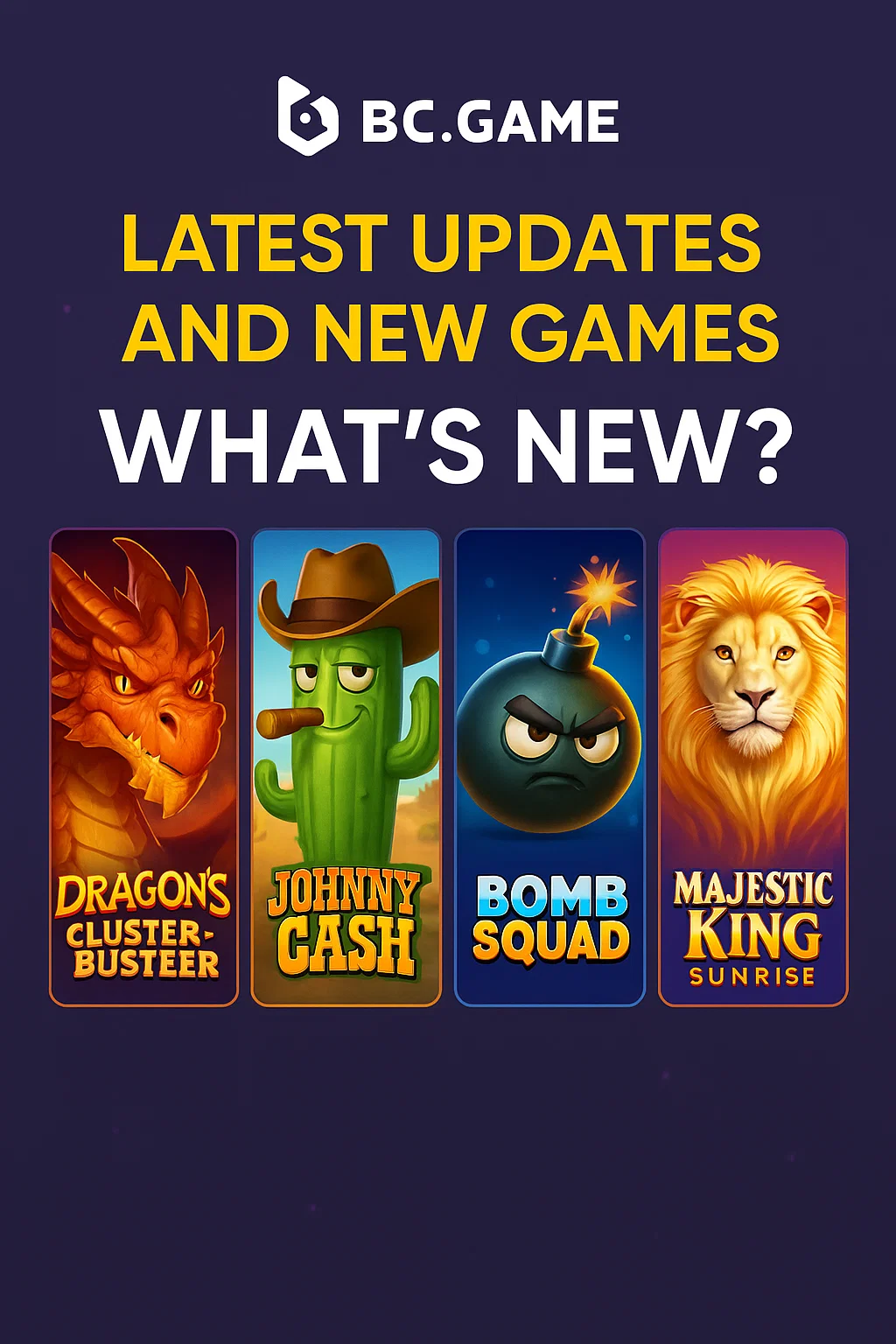 Latest updates and new games at BC.GAME: What's new?