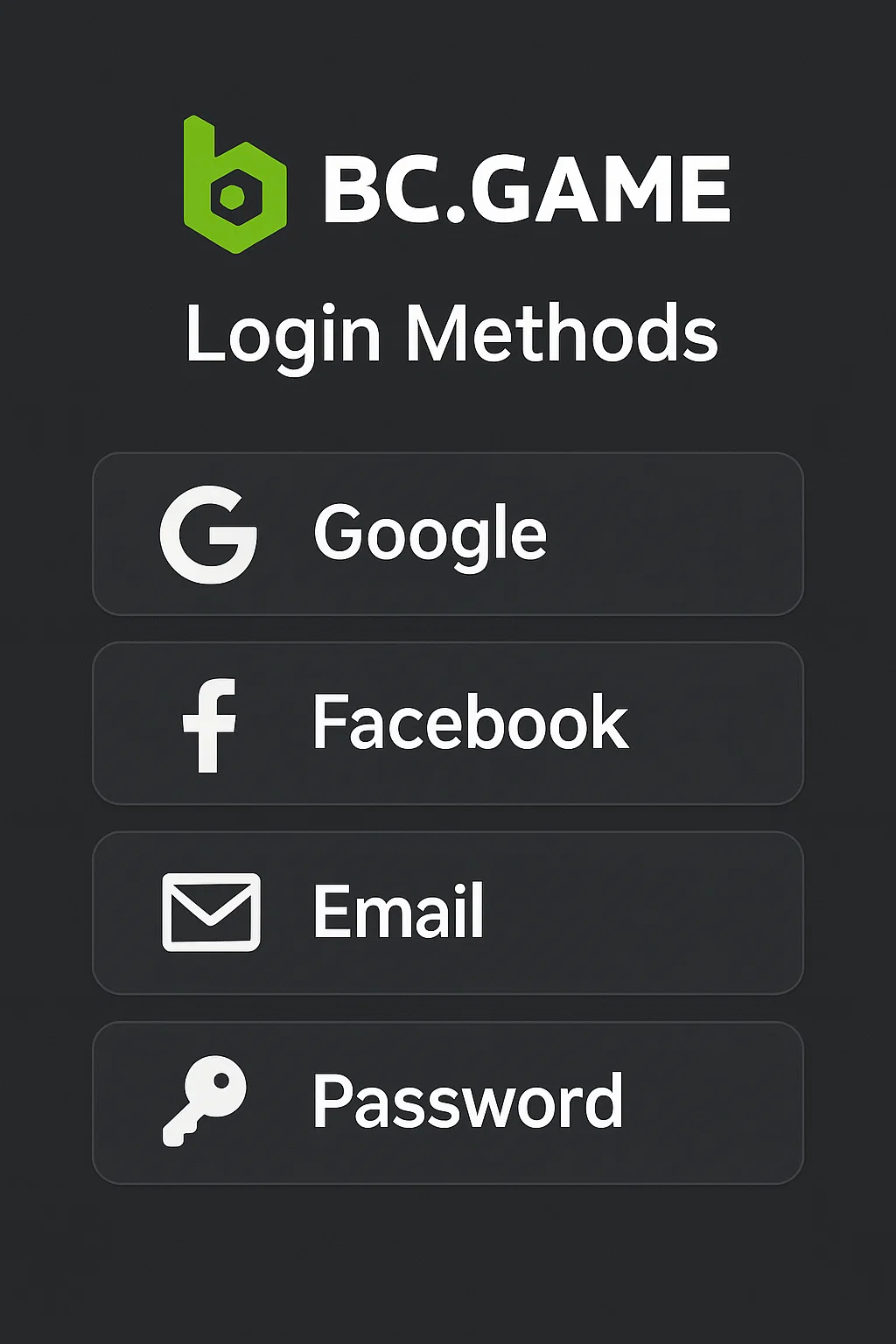 Bc Game Login Methods for Indian