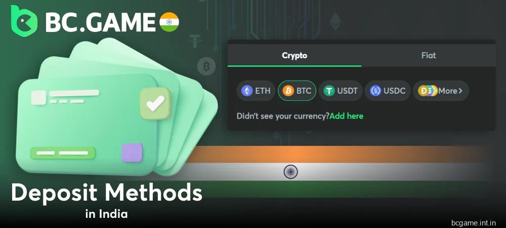 How to Deposit on BC Game India