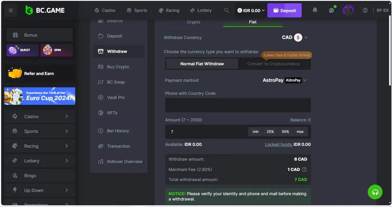 Tips for Smooth Withdrawals on BC Game India